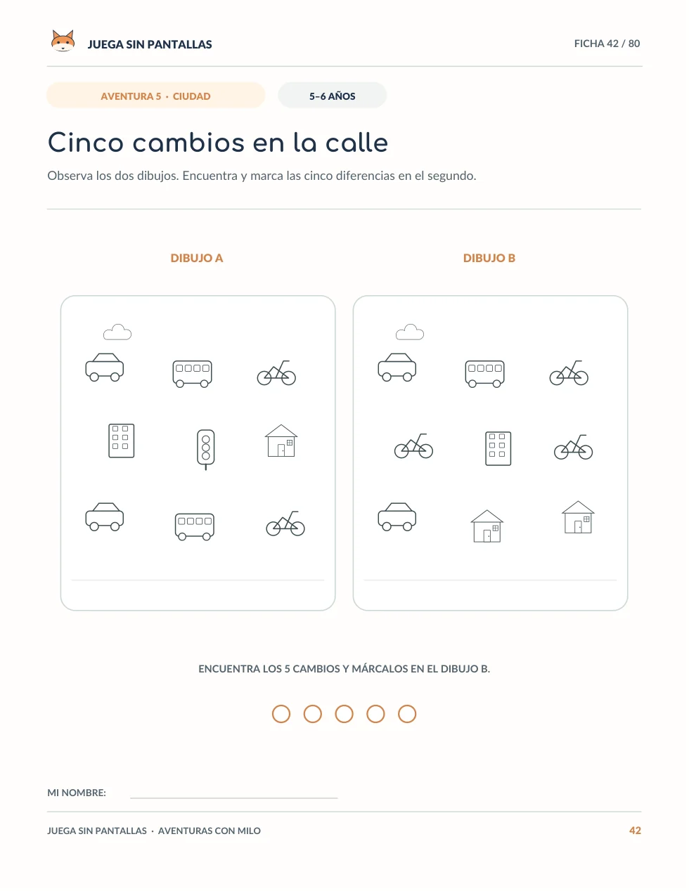 Página real: Cinco cambios en la calle